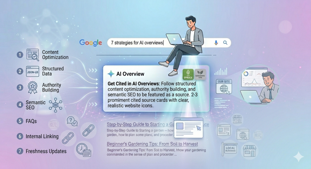 7 Proven Strategies to Get Cited in Google AI Overviews